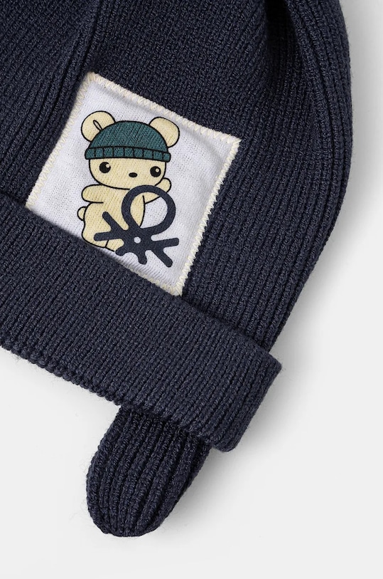 United Colors of Benetton caciula copii 60LQAA00T.W.Seasonal albastru AW24