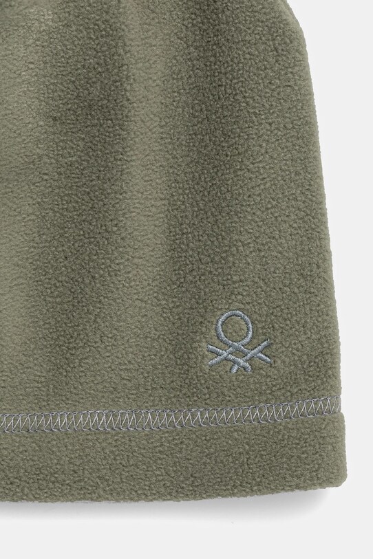 Дитяча шапка United Colors of Benetton 6U87CA01P.G.Seaso.9BYH зелений AW24