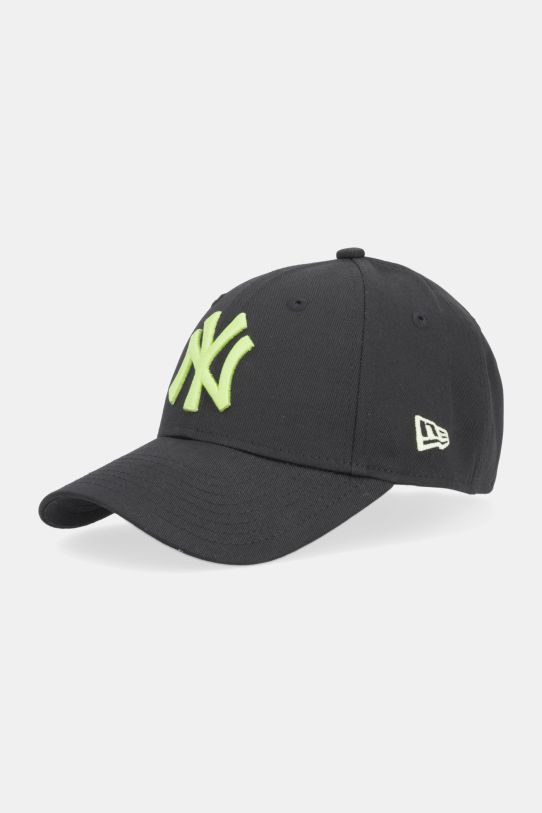 New Era czapka z daszkiem bawełniana dziecięca NEW YORK YANKEES aplikacja czarny 60565575