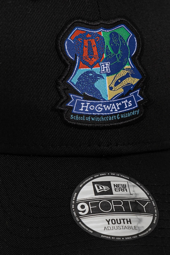 Dječja kapa sa šiltom New Era Wales Bonner HARRY POTTER DEATHLY HOLLOW crna 60565284