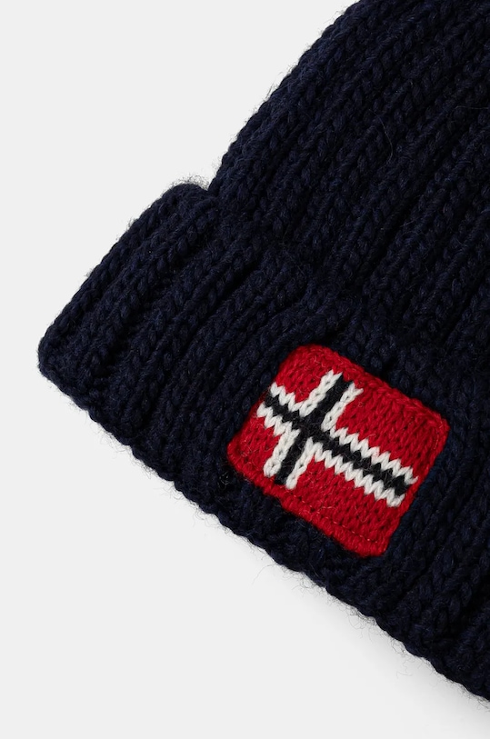 Мальчик Детская шапка с примесью шерсти Napapijri SEMIURY 6 NP0A4GMH1761 тёмно-синий