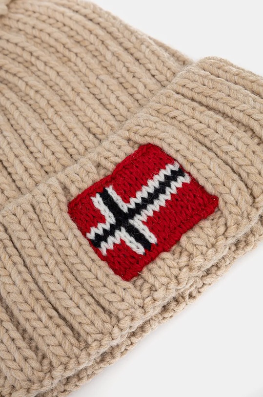 Chlapec Čiapka s prímesou vlny Napapijri SEMIURY 6 NP0A4GMHN1J1 béžová