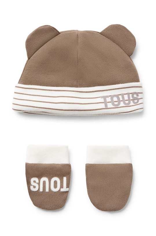 Tous caciula si manusi copii Classic uni bej Classic.2101