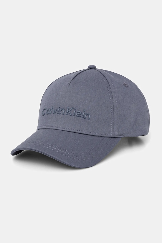 Calvin Klein șapcă de baseball din bumbac bumbac albastru K50K511987