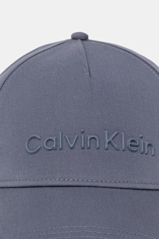 Хлопковая кепка Calvin Klein K50K511987 голубой SS25