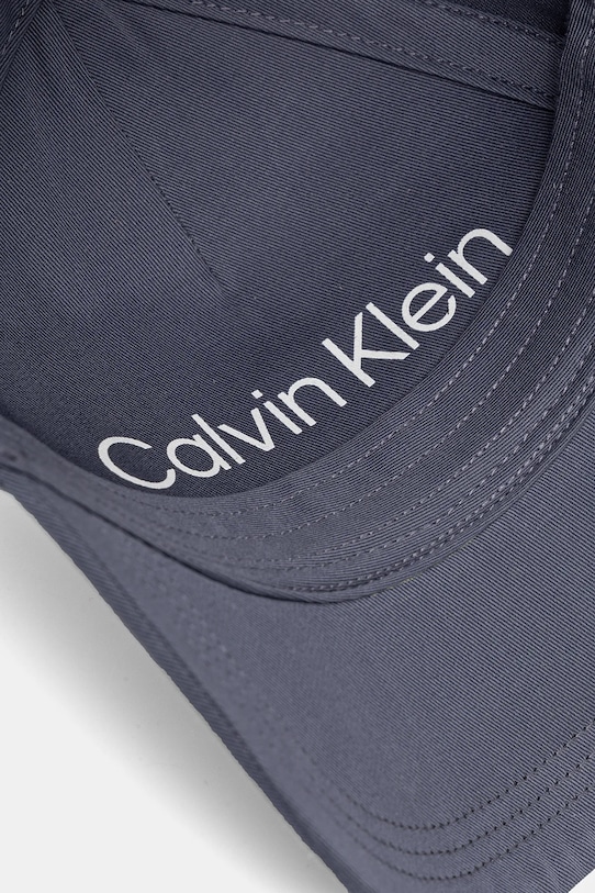 Хлопковая кепка Calvin Klein голубой K50K511987