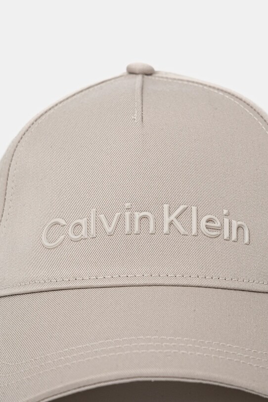Calvin Klein șapcă de baseball din bumbac K50K511987 bej SS25