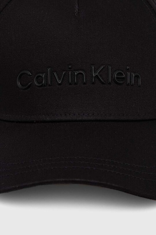 Calvin Klein czapka z daszkiem bawełniana K50K511987 czarny SS25