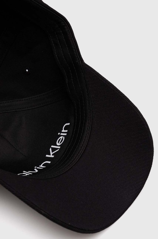 Bavlnená šiltovka Calvin Klein čierna K50K511999