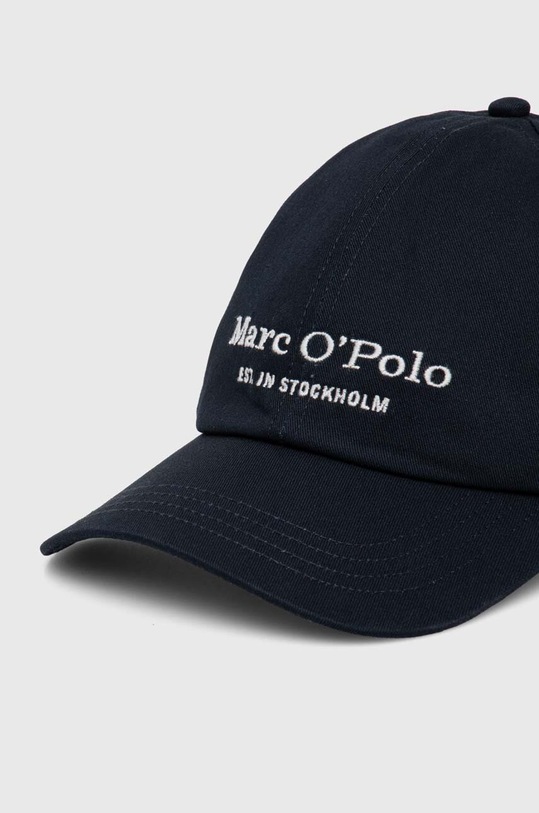 Βαμβακερό καπέλο του μπέιζμπολ Marc O'Polo 426806801076 σκούρο μπλε AW24