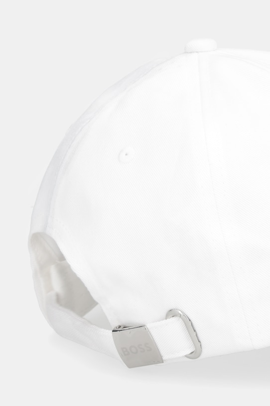Akcesoria BOSS Green czapka z daszkiem bawełniana Cap-Bold 50519219 biały