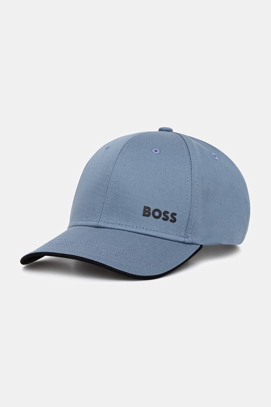 BOSS Green Шапка с козирка мъжка от памук Cap-Bold син 50519219