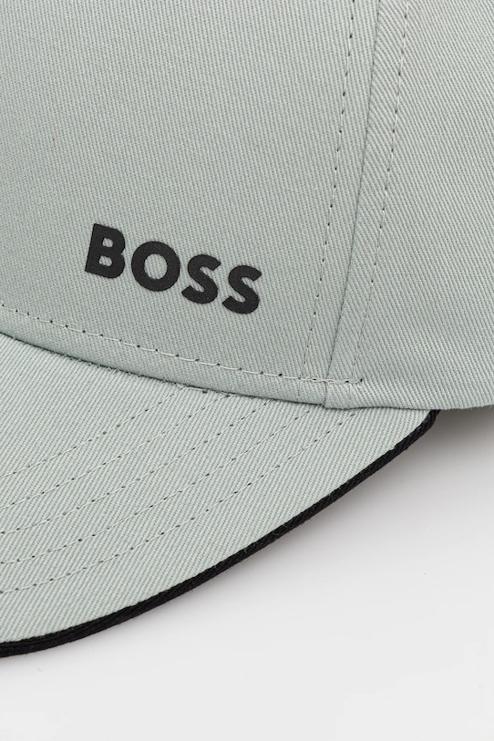 Βαμβακερό καπέλο του μπέιζμπολ BOSS Green 50519219 τιρκουάζ AW25