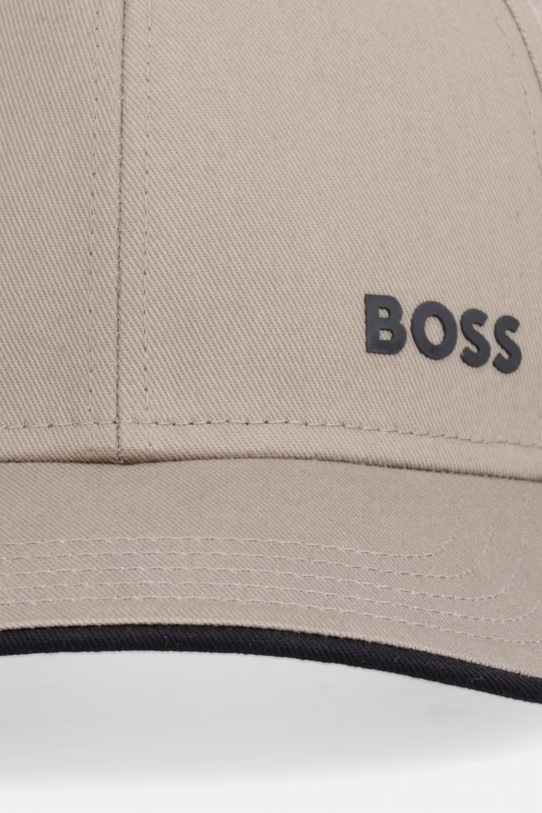 BOSS Green czapka z daszkiem męska bawełniana Cap-Bold 50519219 zielony SS26