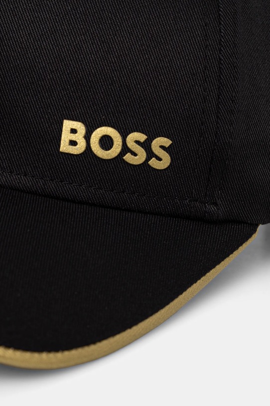 BOSS Green șapcă de baseball din bumbac Cap-Bold 50519219 negru AW25