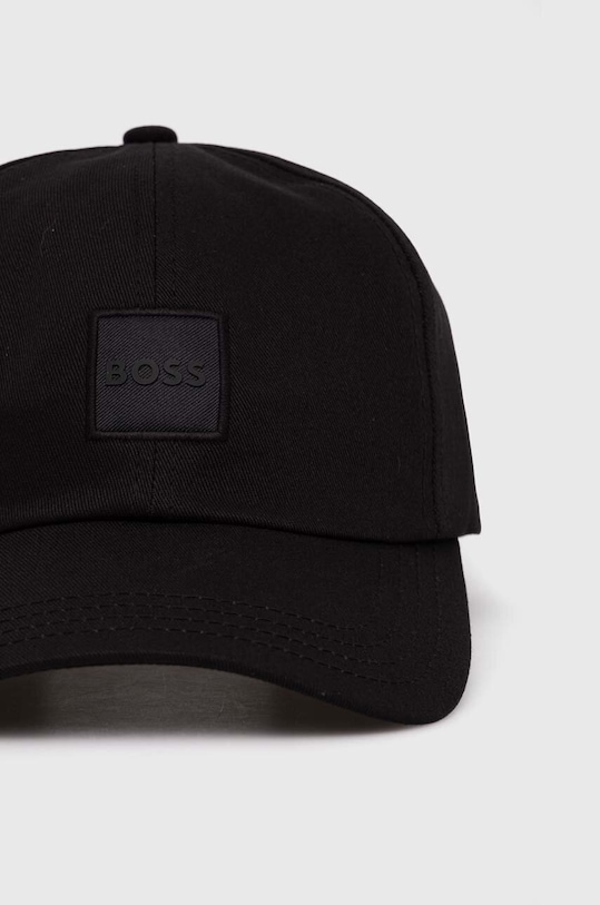 Bavlněná baseballová čepice Boss Orange 50518813 černá AW24