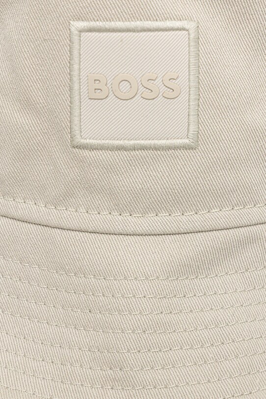 Памучна капела BOSS Orange 50530215 бежов AW25