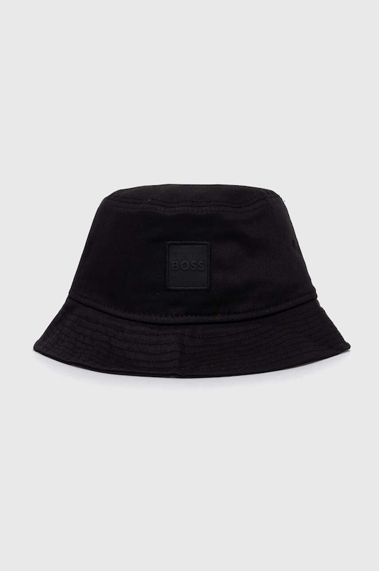 Boss Orange palarie din bumbac bumbac negru 50530215