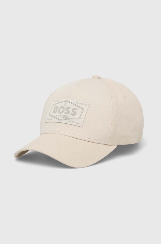 BOSS șapcă de baseball din bumbac bumbac bej 50518894