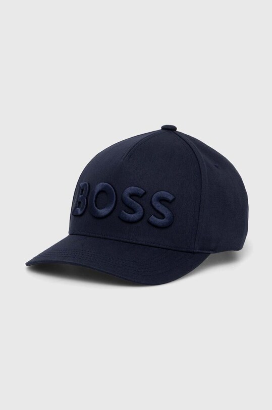 BOSS șapcă de baseball din bumbac bumbac bleumarin 50519154