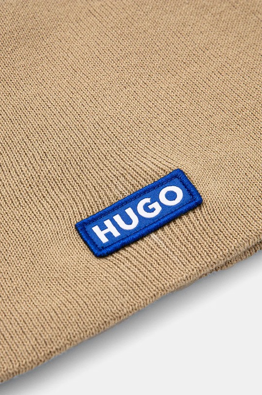 Аксессуары Хлопковая шапка Hugo Blue 50521715 бежевый