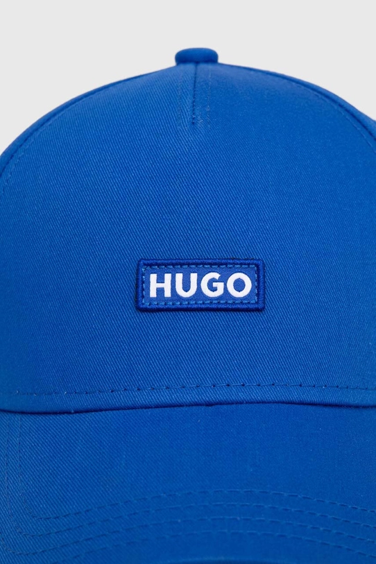 Хлопковая кепка Hugo Blue 50522014 голубой AW24