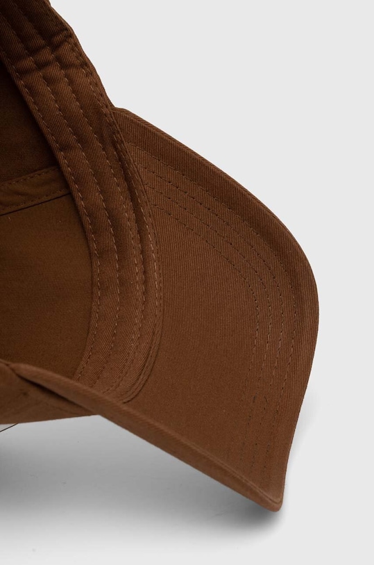 Bavlněná baseballová čepice HUGO hnědá 50518901