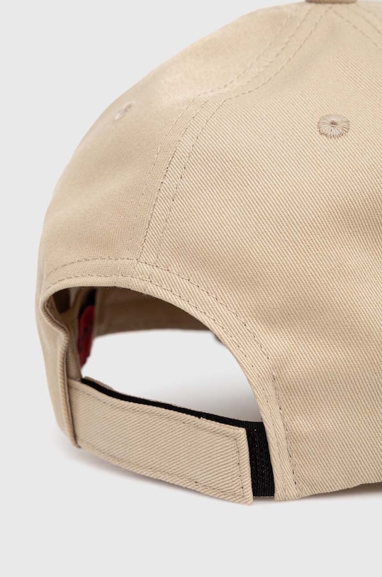 Аксесоари Памучна шапка с козирка HUGO 50519229 бежов