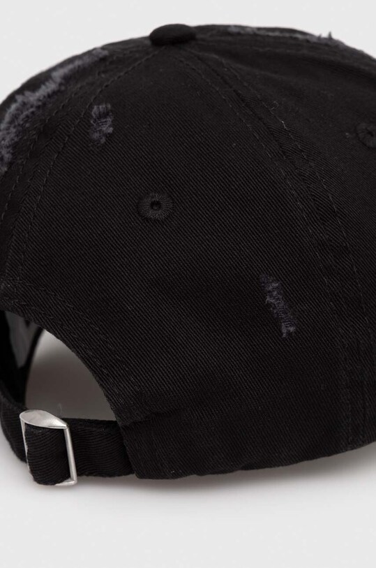 Akcesoria MSGM czapka z daszkiem bawełniana 3740ML06.247578 czarny