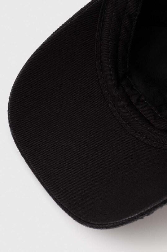 MSGM czapka z daszkiem bawełniana czarny 3740ML06.247578