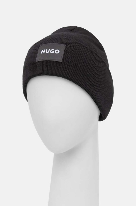 HUGO caciula din bumbac 50521527 negru AW24