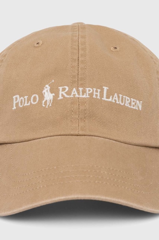 Polo Ralph Lauren czapka z daszkiem 710950138 beżowy AW24