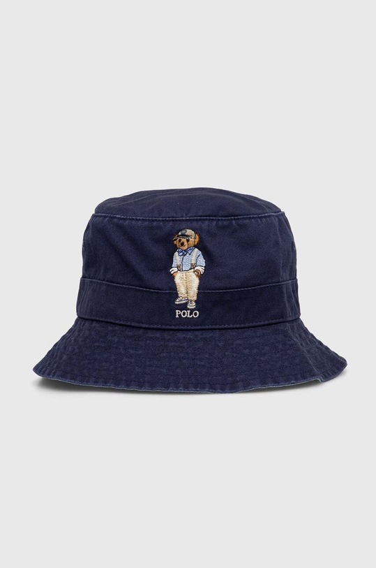 Polo Ralph Lauren kapelusz bawełniany bawełna granatowy 710941905