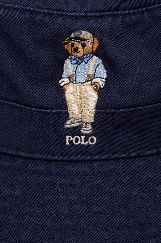 Polo Ralph Lauren kapelusz bawełniany 710941905 granatowy AW24