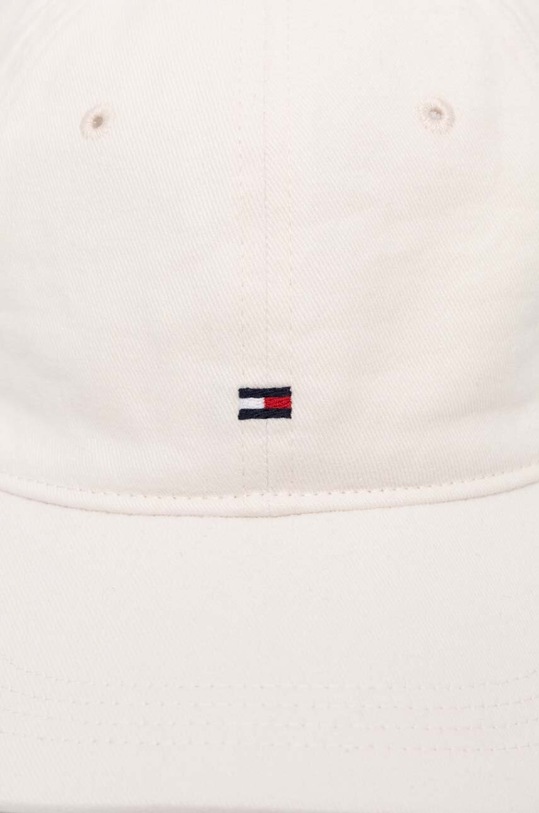 Akcesoria Tommy Hilfiger czapka z daszkiem bawełniana AM0AM12531 biały