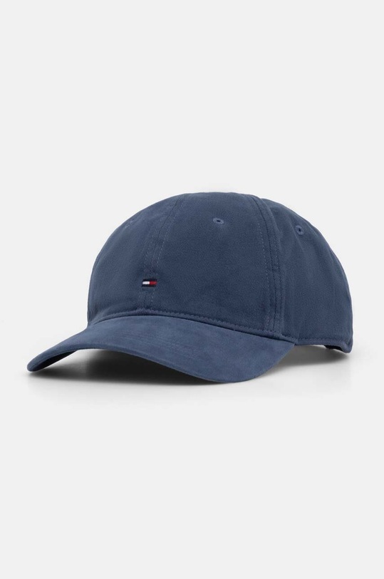 Bavlněná baseballová čepice Tommy Hilfiger bavlna námořnická modř AM0AM12531