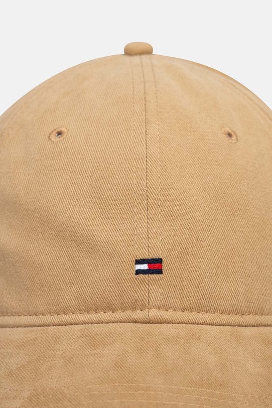 Akcesoria Tommy Hilfiger czapka z daszkiem bawełniana AM0AM12531 beżowy
