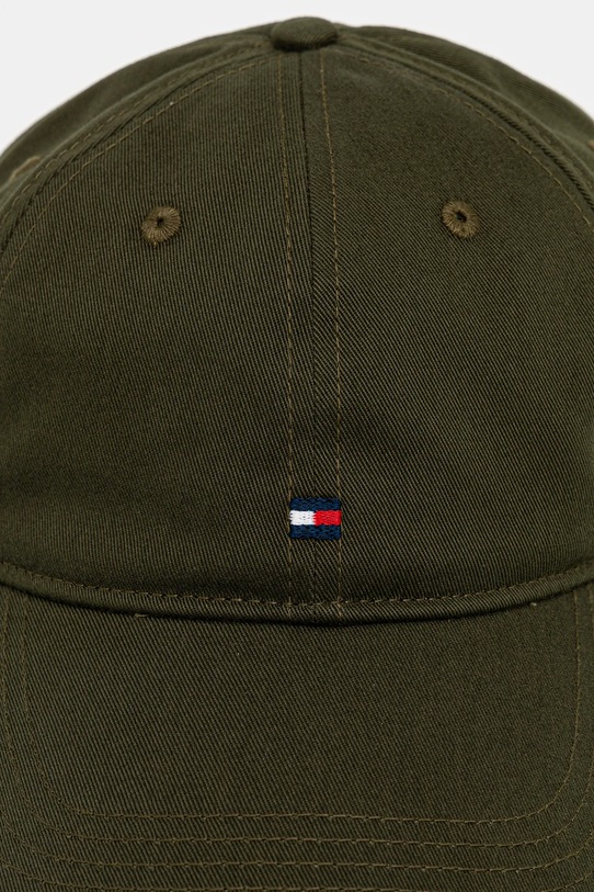 Bavlnená šiltovka Tommy Hilfiger AM0AM12531 zelená AW25