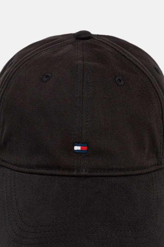 Tommy Hilfiger czapka z daszkiem bawełniana AM0AM12531 czarny AW25