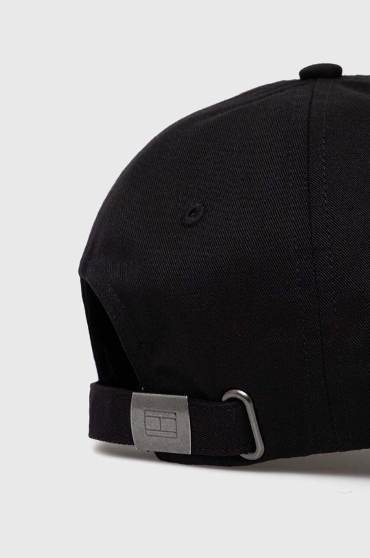 Akcesoria Tommy Hilfiger czapka z daszkiem bawełniana AM0AM12532 czarny