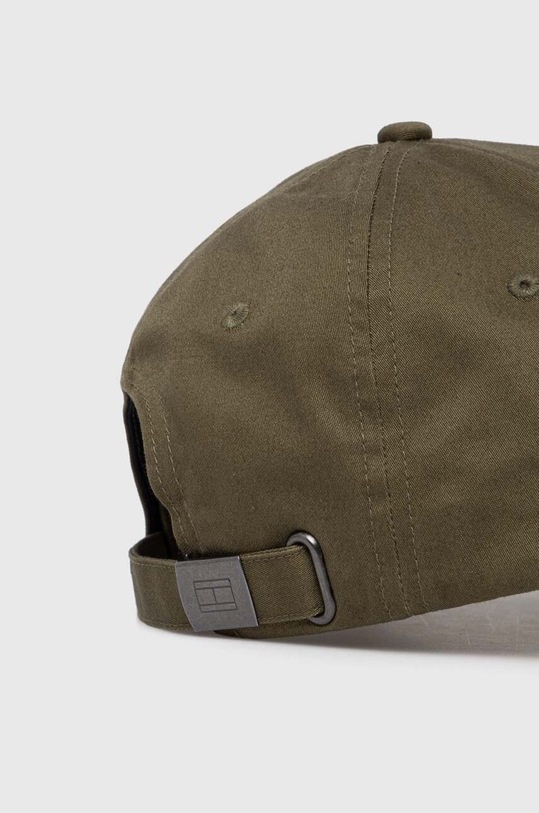 Akcesoria Tommy Hilfiger czapka z daszkiem bawełniana AM0AM12534 zielony