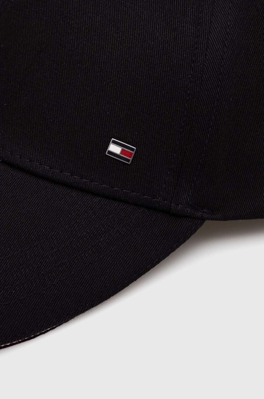 Tommy Hilfiger czapka z daszkiem bawełniana AM0AM12534 czarny AW24