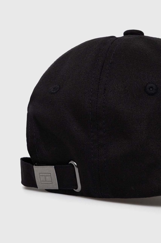 Akcesoria Tommy Hilfiger czapka z daszkiem bawełniana AM0AM12534 czarny