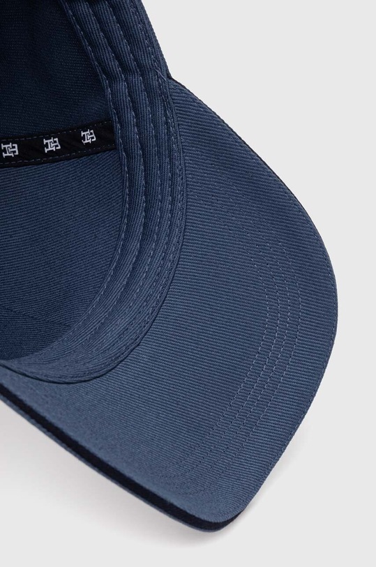 Tommy Hilfiger czapka z daszkiem bawełniana granatowy AM0AM12541