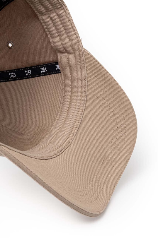 Tommy Hilfiger czapka z daszkiem bawełniana beżowy AM0AM12541