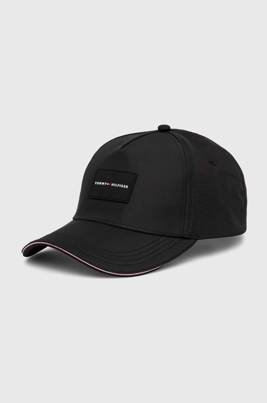 Tommy Hilfiger czapka z daszkiem aplikacja czarny AM0AM12545