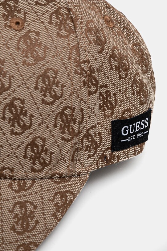 Καπέλο Guess MILANO AM9369.POL01 καφέ AW24