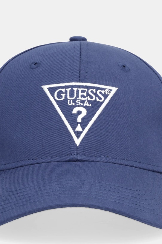 Guess czapka z daszkiem bawełniana Z4YZ00.WFKN0 granatowy AW25