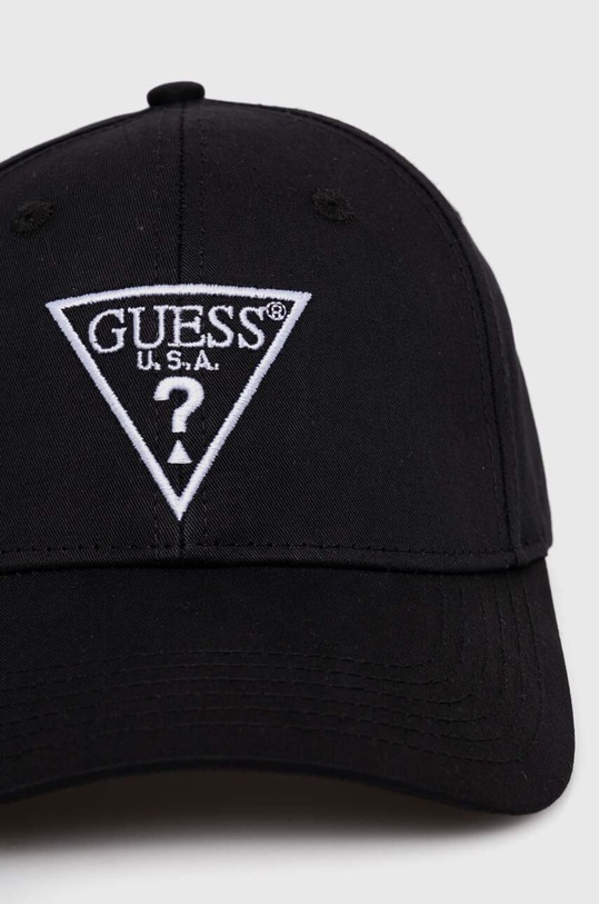 Guess șapcă de baseball din bumbac Z4YZ00.WFKN0 negru AW24