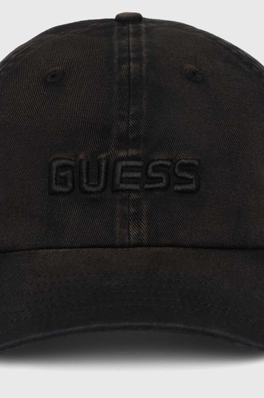 Bavlněná baseballová čepice Guess Z4YZ03.WO07T černá AW24